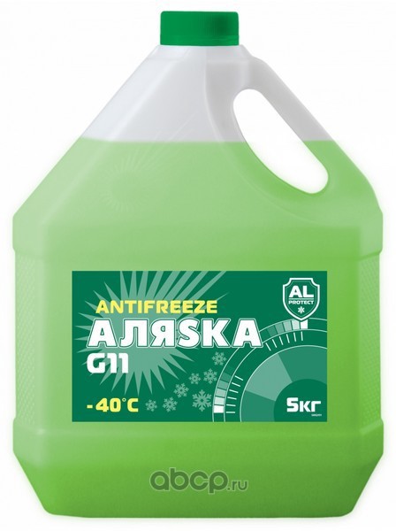 Жидкость охлаждающая  Аляска -40 green 5л